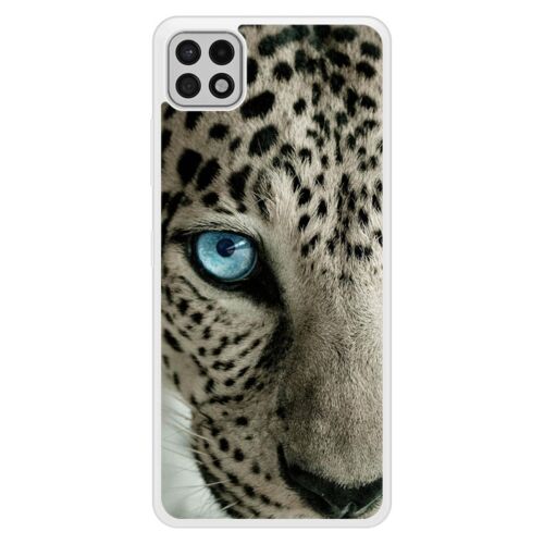 Coque Silicone Renforcée - Compatible Samsung Galaxy A22 - Design Oeil De Leopard