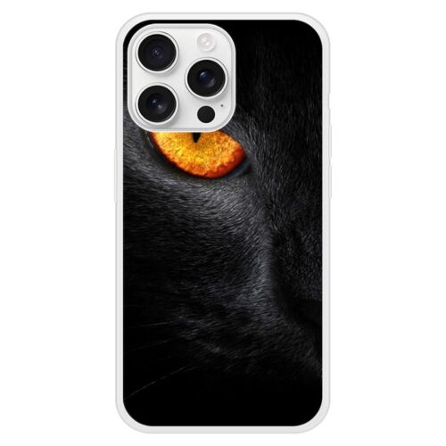 Coque Silicone Renforcée - Compatible Apple Iphone 16 - Design Oeil De Panthere