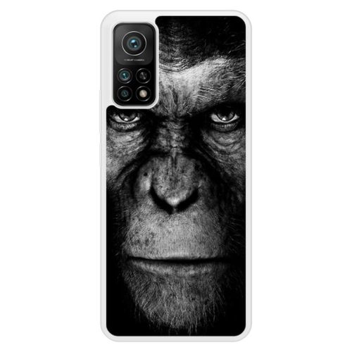Coque Silicone Renforcée - Compatible Xiaomi Mi 10t - Design Singe