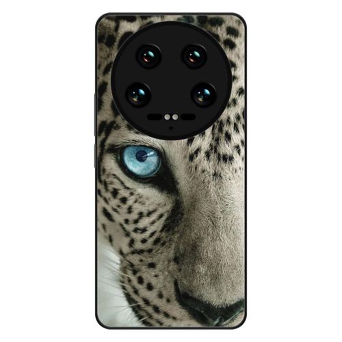 Coque Silicone Renforcée - Compatible Xiaomi 14 Ultra - Design Oeil De Leopard