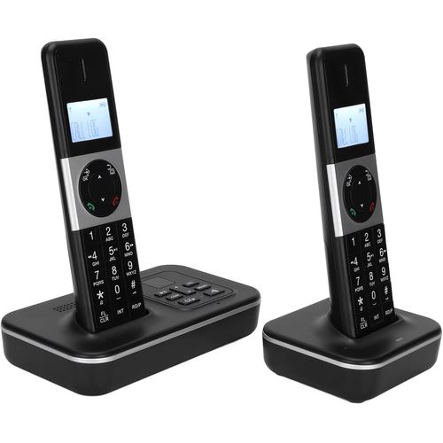 CHECARZHN--NO1-Tamd Téléphone Pratique Bureau D'Affaires Maison Téléphone D'Enregistrement Numérique Sans Fil 100240 V Avec Écran 1,6 Pouces, Mode Silencieux, Téléconférence, Répondeur (Pr Ue)