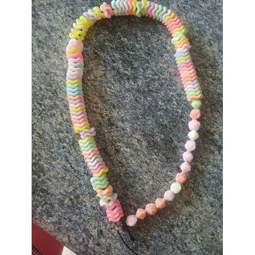 Collier Fait Maison Multicolore Environ 21cm