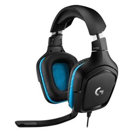 Casque de jeu Logitech G432 - Micro-casque - canal 7.1 - circum-aural - filaire - USB, jack 3,5mm - noir