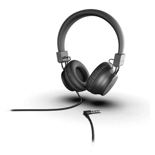 Ryght Nima - Écouteurs avec micro - sur-oreille - filaire - jack 3,5mm - noir