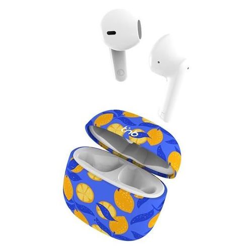 T'nB Exclusiv - LEMON - écouteurs sans fil avec micro - intra-auriculaire - bleu, jaune