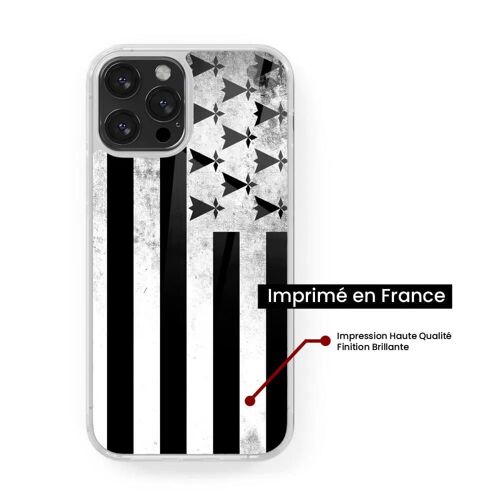 Coque Silicone Renforcée - Compatible Samsung Galaxy S20 - Design Drapeau Bretagne