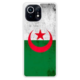 Coque Silicone Renforcée - Compatible Xiaomi Mi 11 - Design Drapeau Algerie