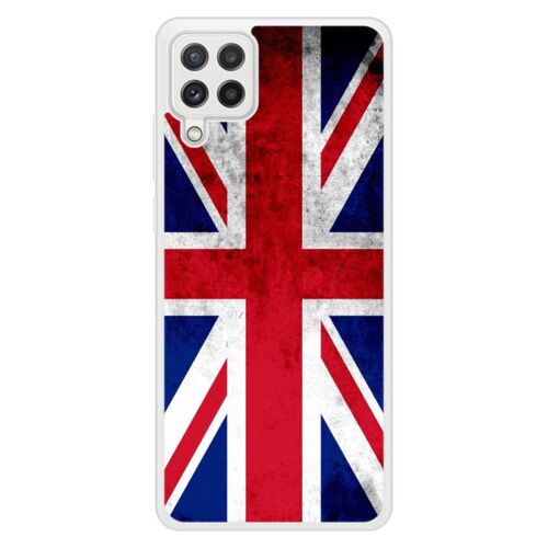 Coque Silicone Renforcée - Compatible Samsung Galaxy A22 - Design Drapeau Angleterre