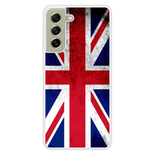 Coque Silicone Renforcée - Compatible Samsung Galaxy S21 - Design Drapeau Angleterre