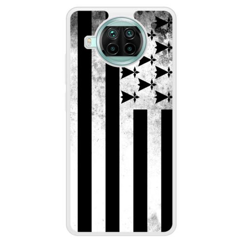 Coque Silicone Renforcée - Compatible Xiaomi Mi 10t - Design Drapeau Bretagne