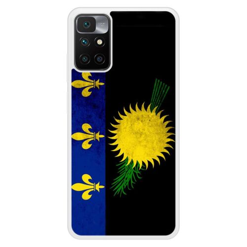 Coque Silicone Renforcée - Compatible Xiaomi Redmi 10 - Design Drapeau Guadeloupe