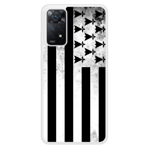 Coque Silicone Renforcée - Compatible Xiaomi Redmi Note - Design Drapeau Bretagne