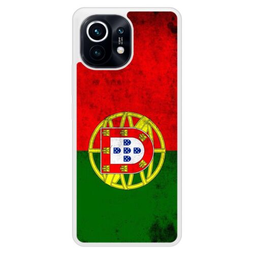 Coque Silicone Renforcée - Compatible Xiaomi Mi 11 - Design Drapeau Portugal