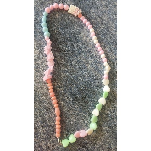 Collier Fait Maison Multicolore Environ 27 Cm