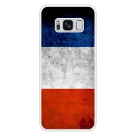 Coque Silicone Renforcée - Compatible Samsung Galaxy S8 - Design Drapeau France