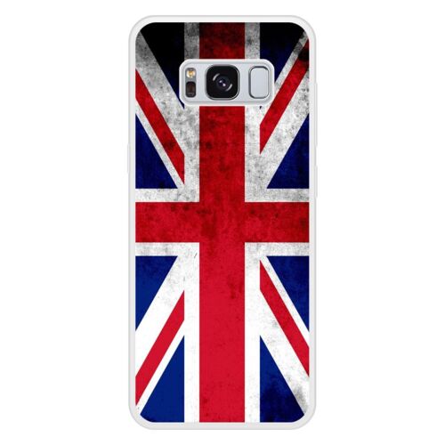 Coque Silicone Renforcée - Compatible Samsung Galaxy S8 - Design Drapeau Angleterre