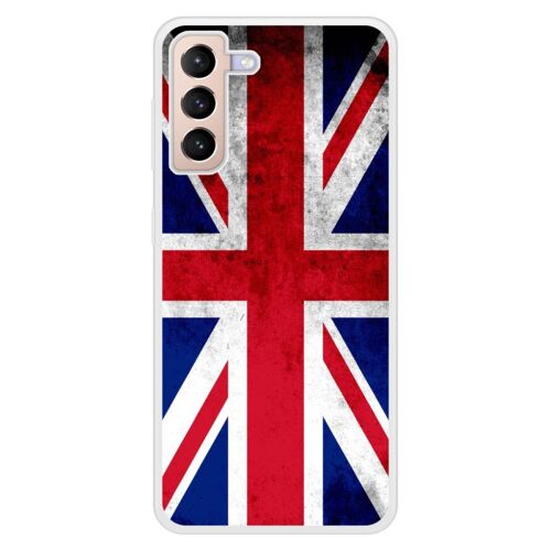 Coque Silicone Renforcée - Compatible Samsung Galaxy S21 - Design Drapeau Angleterre