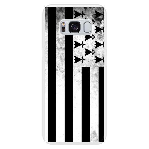 Coque Silicone Renforcée - Compatible Samsung Galaxy S8 - Design Drapeau Bretagne