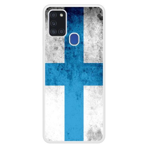 Coque Silicone Renforcée - Compatible Samsung Galaxy A21s - Design Drapeau Marseille