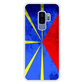 Coque Silicone Renforcée - Compatible Samsung Galaxy S9 - Design Drapeau La Reunion