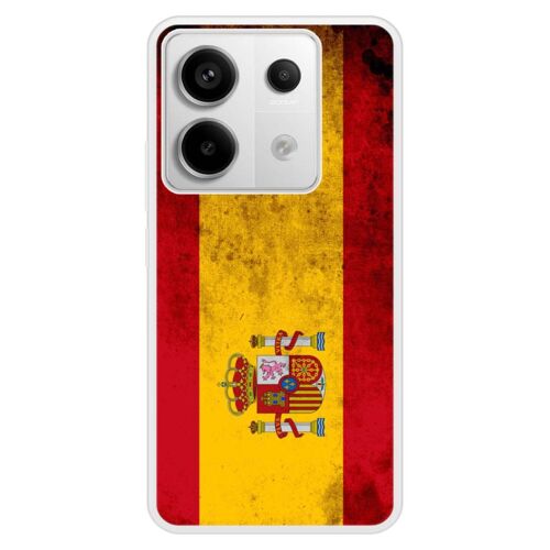 Coque Silicone Renforcée - Compatible Xiaomi Redmi Note - Design Drapeau Espagne