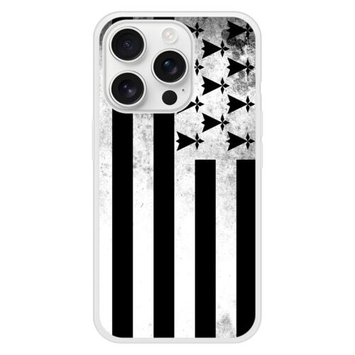 Coque Silicone Renforcée - Compatible Apple Iphone 16 - Design Drapeau Bretagne