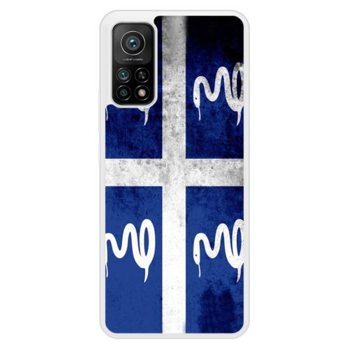 Coque Silicone Renforcée - Compatible Xiaomi Mi 10t - Design Drapeau Martinique