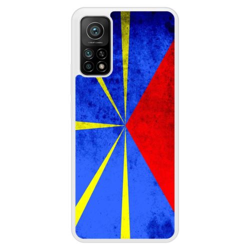 Coque Silicone Renforcée - Compatible Xiaomi Mi 10t - Design Drapeau La Reunion