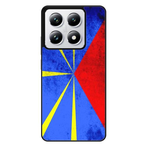 Coque Silicone Renforcée - Compatible Xiaomi 14t 4g - Design Drapeau La Reunion