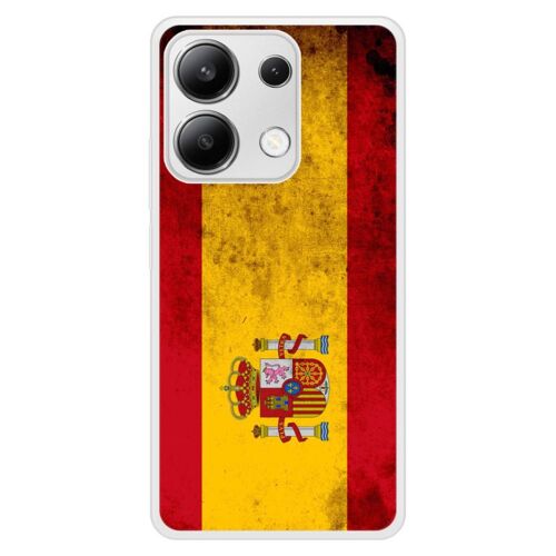 Coque Silicone Renforcée - Compatible Xiaomi Redmi Note - Design Drapeau Espagne