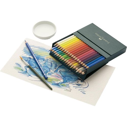 Checarzhn--No1-117538 Crayons Aquarellables Albrecht Dürer, Boîte De 36 Crayons À Mine Épaisse De 3,8 Mm, Crayons Aquarelle Aux Pigments Solubles Qui Se Transforment En Quelques Coups De Pinceau