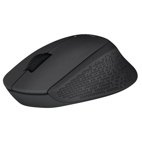 Logitech M280 - Souris - pour droitiers - optique - 3 boutons - sans fil - 2.4 GHz - récepteur sans fil USB - noir