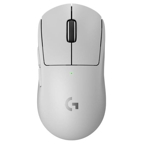Logitech G PRO X SUPERLIGHT 2 - Souris - jeux - optique - 5 boutons - sans fil - 2.4 GHz - récepteur USB Logitech LIGHTSPEED - blanc