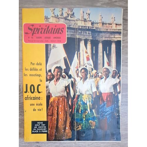 Spiritains - Revue Bimestrielle Des Pères Spiritains Nouvelle Série - N° 10 – 1958