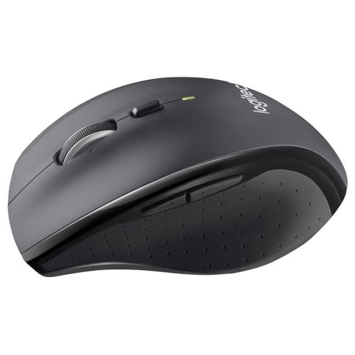 Logitech M705 - Souris - pour droitiers - laser - sans fil - 2.4 GHz - récepteur sans fil USB - gris
