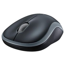 Logitech M185 - Souris - optique - sans fil - 2.4 GHz - récepteur sans fil USB - gris