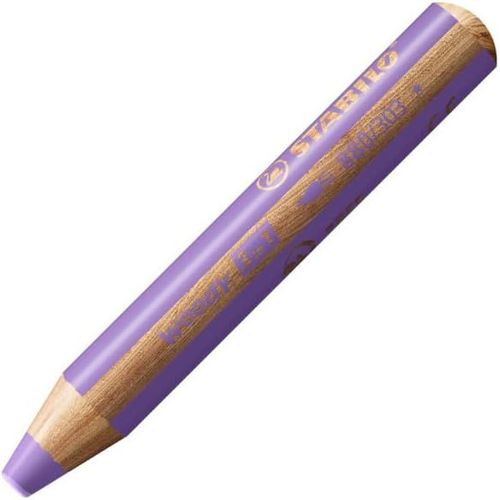 Checarzhn--No1-Woody Crayon 3 En 1, Lilas Pastel