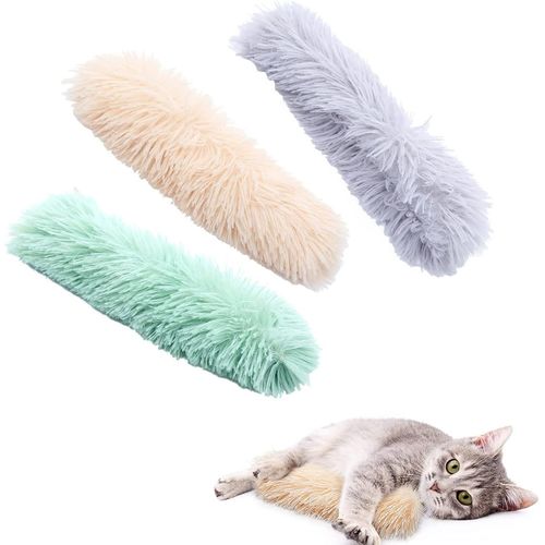 ® Lot De 3 Jouets Pour Chat - Coussin Doux Et Durable - Jouet Interactif Pour Chat D'intérieur - Favorise Le Mouvement