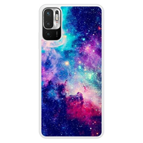 Coque Silicone Renforcée - Compatible Xiaomi Redmi Note - Design Galaxie Bleue