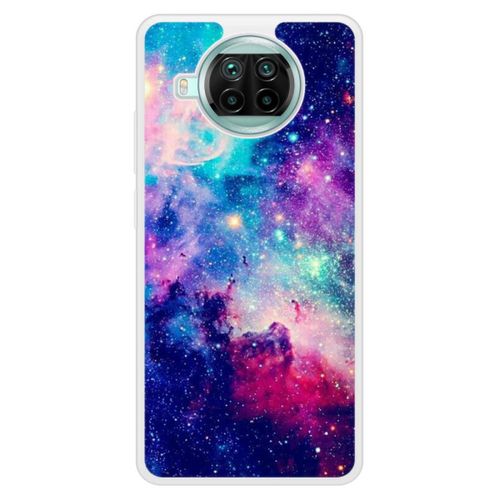 Coque Silicone Renforcée - Compatible Xiaomi Mi 10t - Design Galaxie Bleue