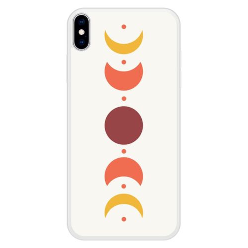 Coque Silicone Renforcée - Compatible Apple Iphone Xs - Design Eclipse