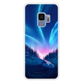 Coque Silicone Renforcée - Compatible Samsung Galaxy S9 - Design Tombee De Nuit
