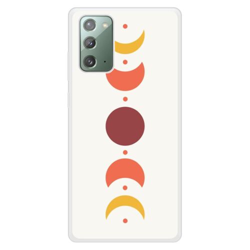 Coque Silicone Renforcée - Compatible Samsung Galaxy Note - Design Eclipse