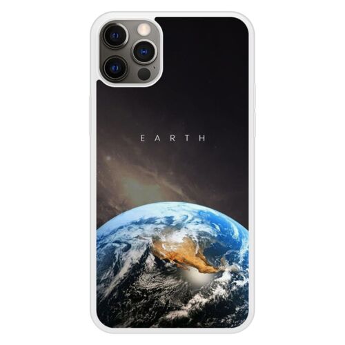Coque Silicone Renforcée - Compatible Apple Iphone 12 - Design Earth