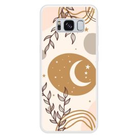 Coque Silicone Renforcée - Compatible Samsung Galaxy S8 - Design Lunaison