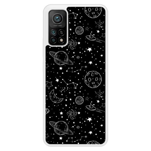 Coque Silicone Renforcée - Compatible Xiaomi Mi 10t - Design Galaxy Draw