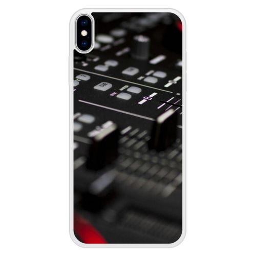 Coque Silicone Renforcée - Compatible Apple Iphone Xs - Design Dj Mixer