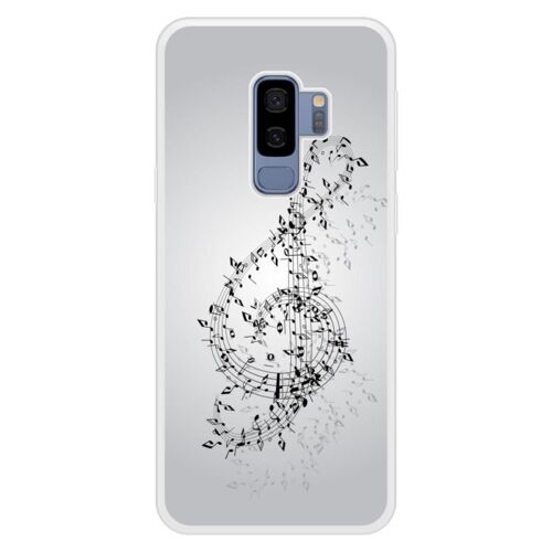 Coque Silicone Renforcée - Compatible Samsung Galaxy S9 - Design Valse Des Notes
