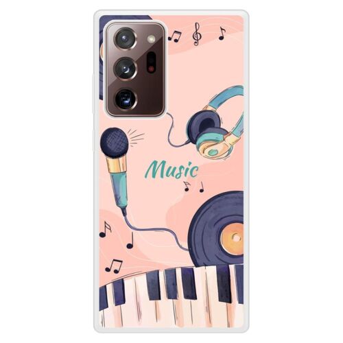 Coque Silicone Renforcée - Compatible Samsung Galaxy Note - Design Accords En Couleur