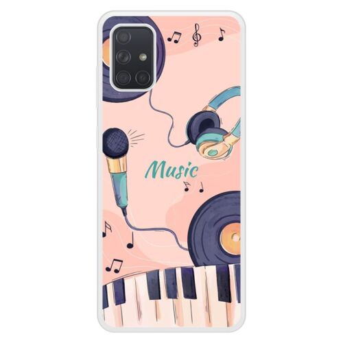 Coque Silicone Renforcée - Compatible Samsung Galaxy A71 - Design Accords En Couleur